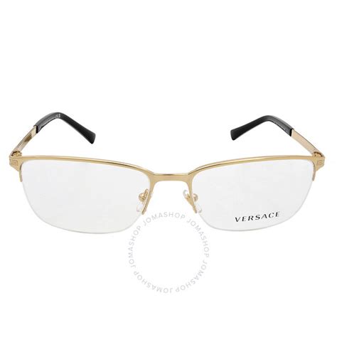 versace ve 1263 1002|Versace Demo Rectangular Men's Eyeglasses VE1263 1002 55.